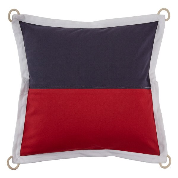 Nautical Flag 20" Pillow with Feather Insert SplitP